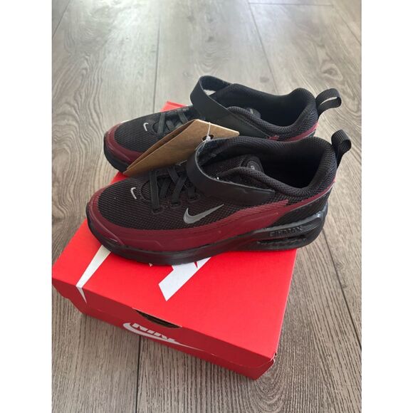 Nike Other - Nike Black & Burgundy Kids' Athletic Sneakers